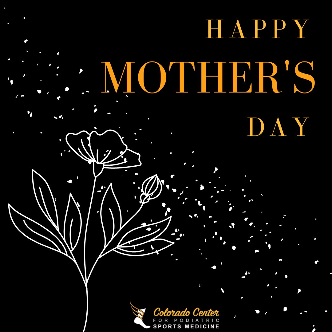 DrJamesYakel's tweet image. Have a fantastic Mother’s Day weekend, everyone!
.
.
.
#LongmontCO #Coloradopodiatrist #bestpodiatrists #MothersDay #MothersDay2023 #MothersDaygift #MothersDayWeekend #podiatrist #sportsmedicine #sportspodiatry #ColoradoCenterForPodiatricSportsMedicine #CCPSM #DrJamesYakel