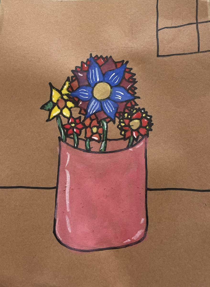 MsBoylanArt's tweet photo. Vincent van Gogh inspired flowers 💐 🌸 https://t.co/RNet2QDBHh