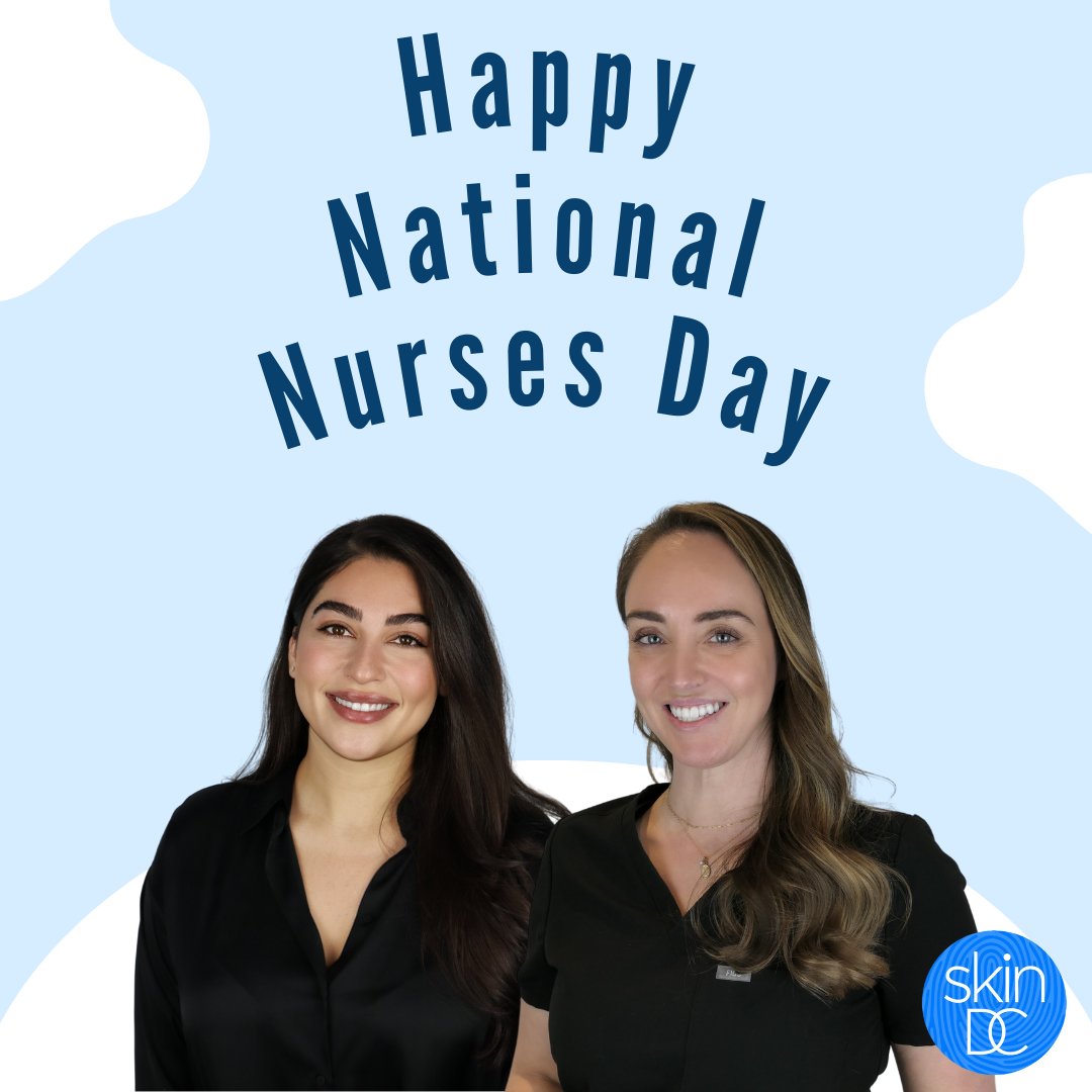 SkinDCDerm's tweet photo. Happy Nurse’s Day to two of the most amazing nurses out there - Angel and Nicole! 

Thank you for your unwavering dedication, compassion, and expertise in providing the best possible care to your patients
•
•
•⠀
#nursesday #nurseappreciation ##dmvdermatology #... https://t.co/GuQA8nFdZC