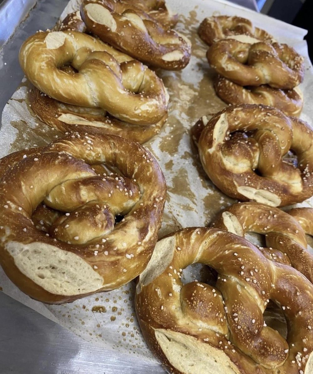 Pretzels are back! Available every day after 11 AM!