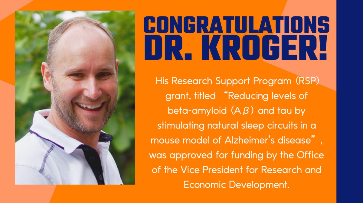 🏆 Congrats Dr. Kroger!!!