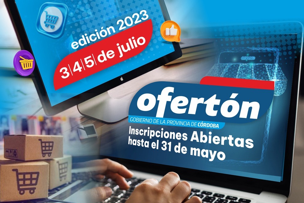 ‼️ Atención comercios y empresas, hasta el 31/5 pueden anotarse para participar de la edición de Ofertón 2023. 💥 
Beneficios
📌 Participación100% gratuita
📌 Opciones de cuotas sin interés y envíos gratis
📌 Podrán ofrecer  cinco productos destacados
 🧐 bit.ly/Oferton_2023