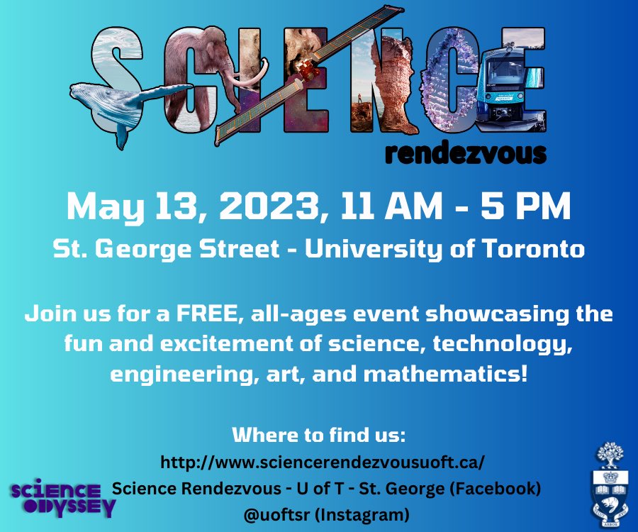 UofT Talks (@uoft_talks) on Twitter photo We would be at Science Rendezvous tomorrow, come visit our booth and enjoy our activities! <a href="/sci_rendezvous/">Science Rendezvous</a> We would be at Science Rendezvous tomorrow, come visit our booth and enjoy our activities! <a href="/sci_rendezvous/">Science Rendezvous</a>