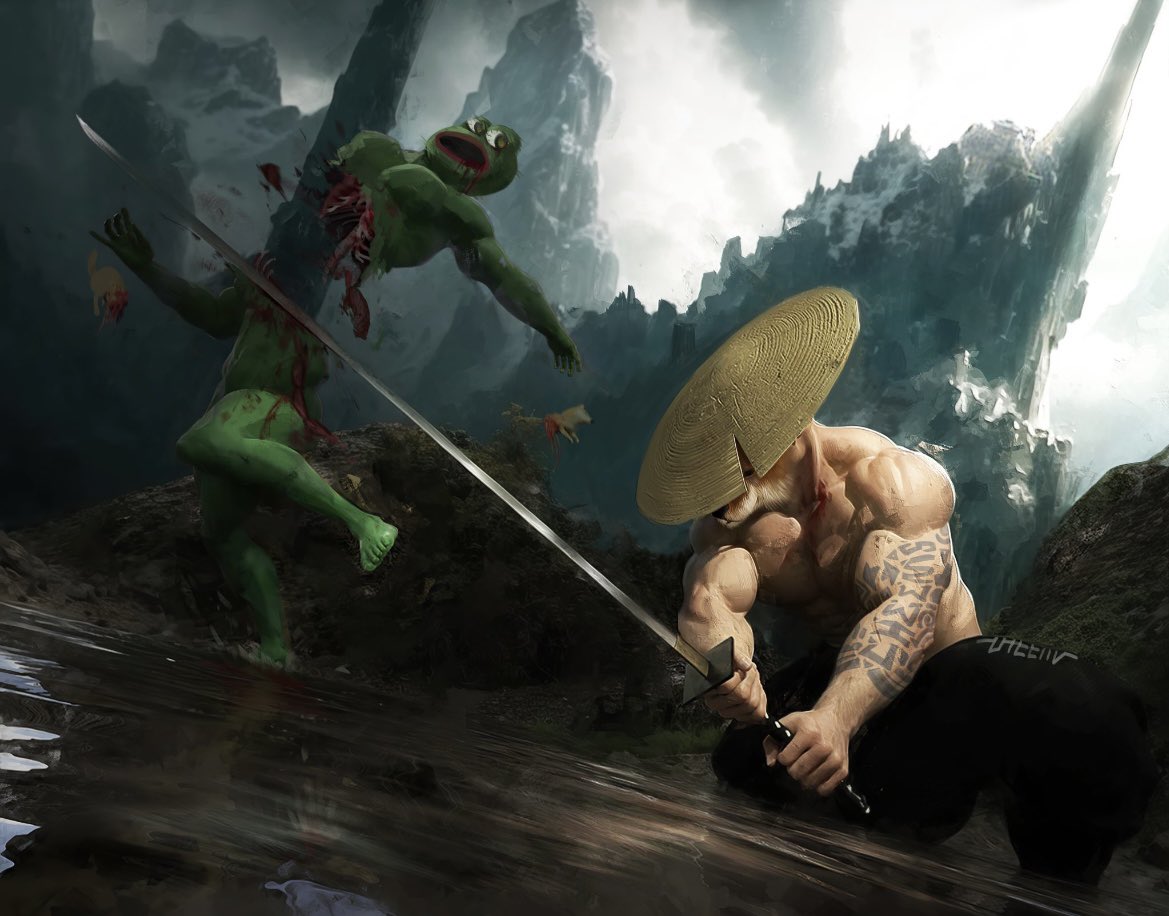 yeyun2017's tweet photo. @elonmusk Samurai Cheems gonna slice that frog

Omae Wa Mou Shindeiru! https://t.co/gyyZElJygq