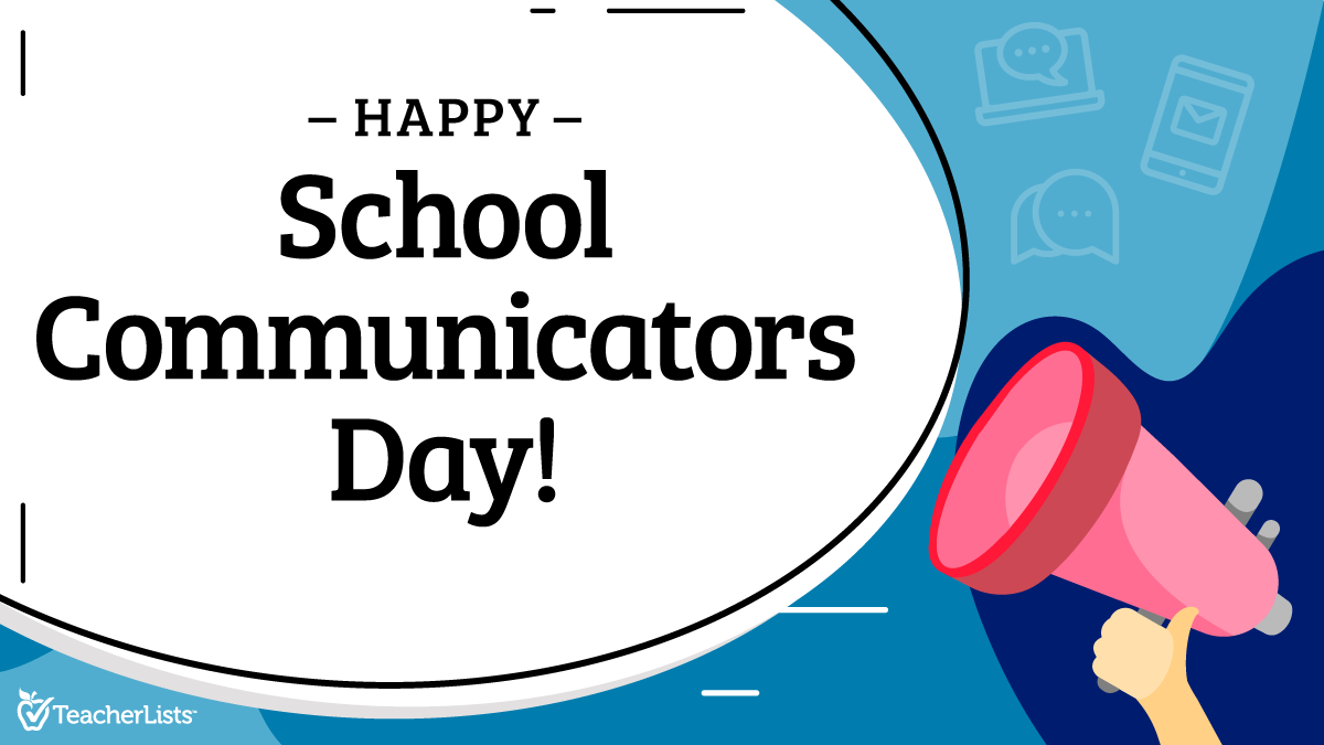 TeacherLists's tweet photo. Sending a big shoutout to all of the school communicators out there today! Thanks for everything you do to keep your school community in-the-know. We appreciate the hard work you do all year long.
#schoolPRpros #schoolPR #schoolcommunicatorsday https://t.co/xhvJGRs4nd