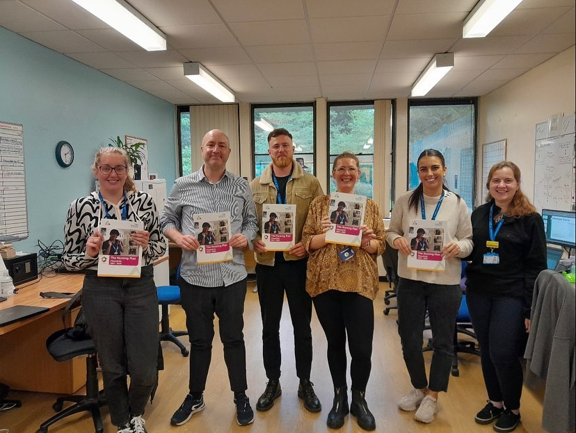 SHSCFT's tweet photo. Our lead physical health nurse, Pene Fati has today been on a tour of SHSC teams discussing our Nursing Plan on International Nurses Day with both nurses and support workers!

#InternationalNursesDay #ind2023 https://t.co/zqWZpUpiD7