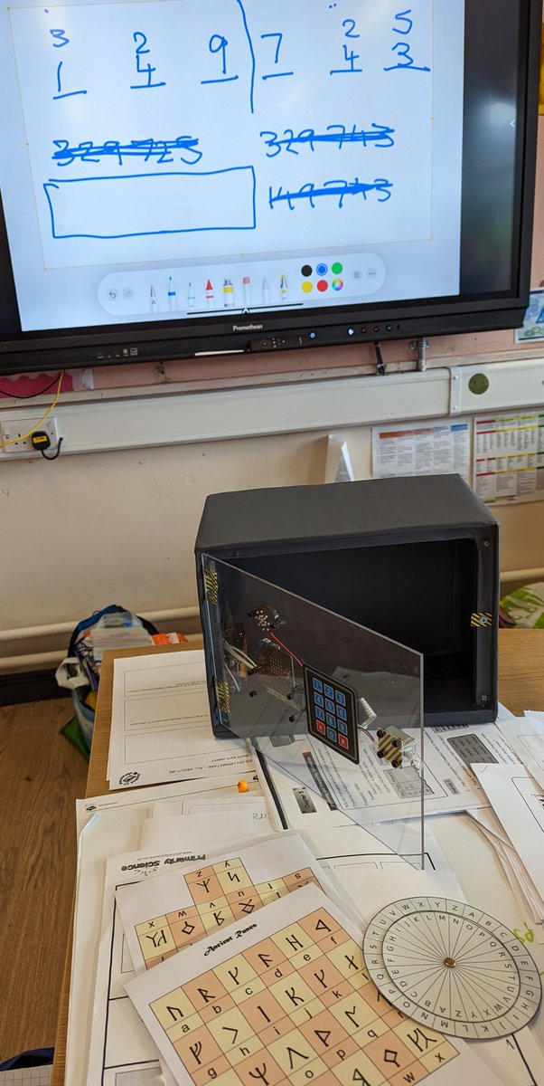 Argyll and Bute Council Digital Learning Team (@abdigilearn) on Twitter photo P7 pupils <a href="/HermitagePrim/">Hermitage Primary</a> enjoyed our new cyber security challenge. We talked about keeping our data safe with strong passwords and encryption. We decrypted puzzles using scytale & Caesar ciphers and then used this information to unlock the Micro:Bit safe! P7 pupils <a href="/HermitagePrim/">Hermitage Primary</a> enjoyed our new cyber security challenge. We talked about keeping our data safe with strong passwords and encryption. We decrypted puzzles using scytale & Caesar ciphers and then used this information to unlock the Micro:Bit safe!