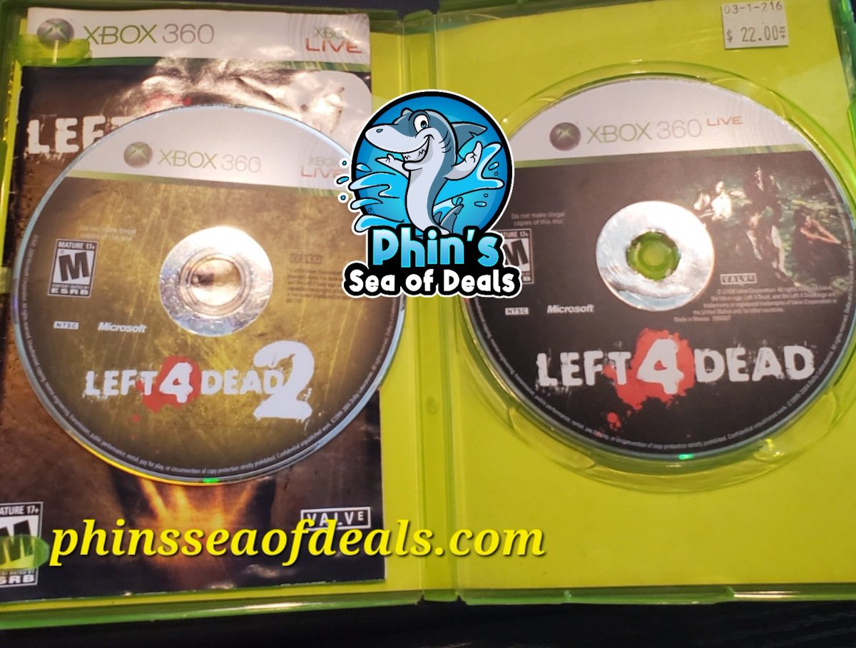 PhinsSeaofDeals's tweet photo. 2 Xbox games of left 4 dead 1 and 2
https://t.co/RcqinmNBKi
#Phinsseaofdeals #xbox360 #left4dead #left4dead2 #horrorlover #horror #horrorvideogames #zombies #xboxhorror #videogames #washingtonpa #washingtoncountypa #mcmurraypa #thriftingfinds #resellercommunity #reselling https://t.co/oGLjDZfaGA
