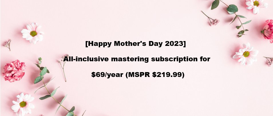 SampleSReview's tweet photo. Mother's Day Cloudbounce MASTERING Deal
🔥https://t.co/XIBqUS9cG2
🎹
#deals #cloudbounce #mastering #deal #musicproduction #producer #musicproducer #musicproducers #producerlife https://t.co/HAVyFYiwMW