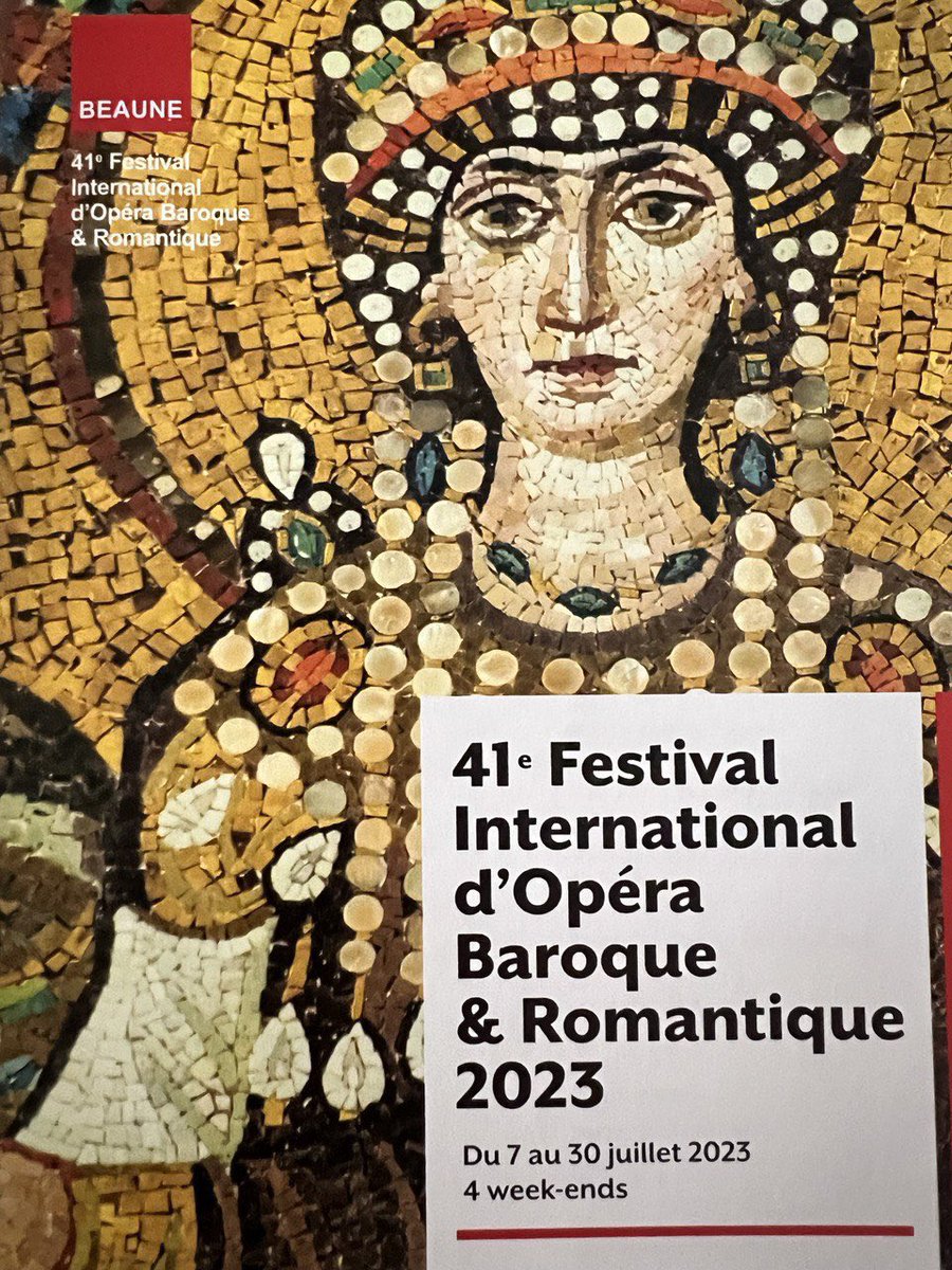 _DidierParis's tweet photo. Anne Blanchard a dĂ©voilĂ© le programme du prochain #festival international dâ#opĂ©ra #baroque et romantique de #Beaune.
đ Encore une superbe cuvĂ©e qui ne nous empĂȘche pas de penser avec une intense Ă©motion Ă Kader Hassissi qui nous a quitté⊠https://t.co/OvaWJhcatI