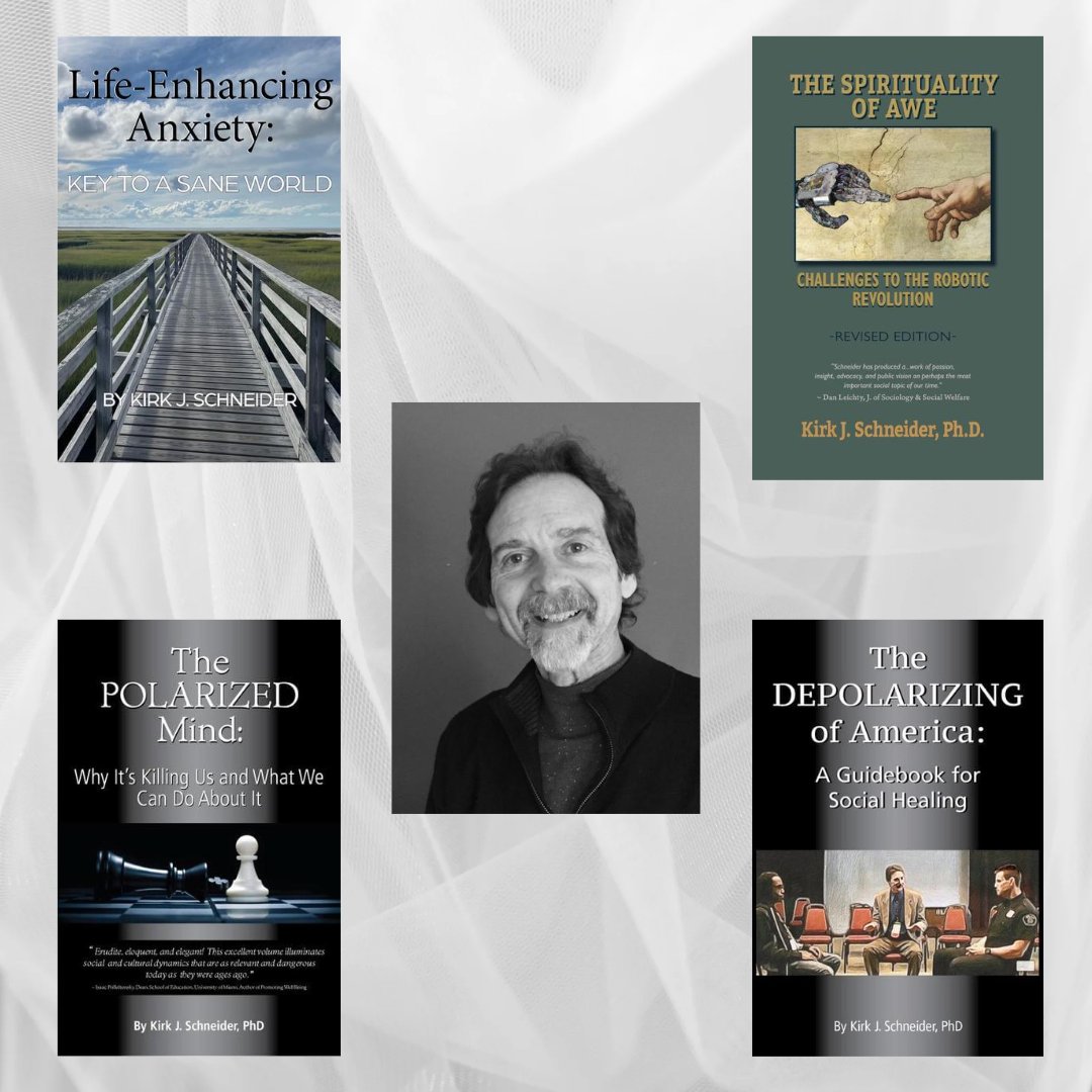 Univ_Prof_Press's tweet image. Check out the updated Kirk Schneider bundle at universityprofessorspress.com/product/kirk-s…

#existential #existentialism #humanistic #anxiety #awe #polarization #psychology #mentalhealth @kschneider56