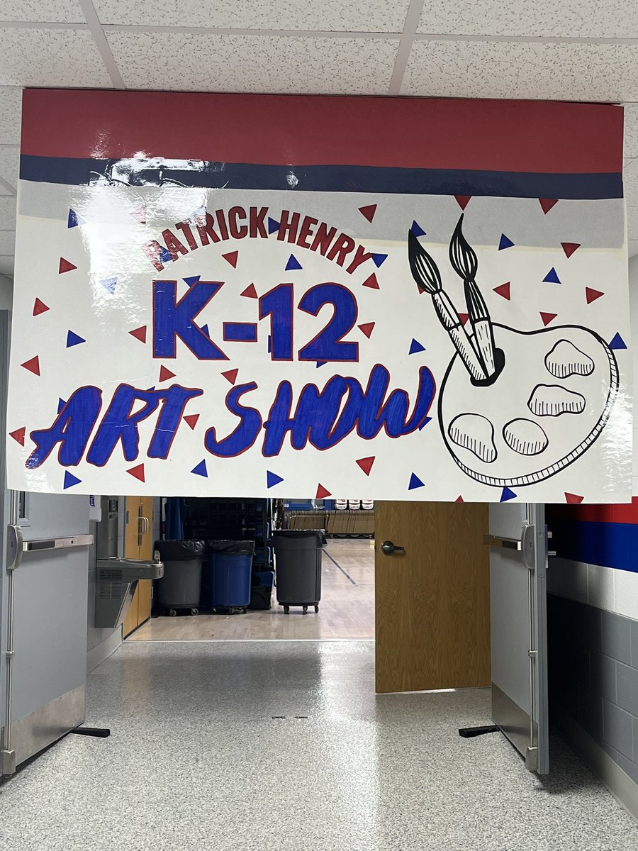 phpatriots_art's tweet photo. ❤️💙Join Us Tomorrow!!❤️💙
May 13th from Noon-5pm for the K-12 Art Show and Patriot Fest outside! There will be bounce houses, cotton candy and concessions, free activities for everyone, musical and band performances and the Greenhouse Plant Sale!
#phstrong #PHK12ArtShow https://t.co/yTzpFa590i