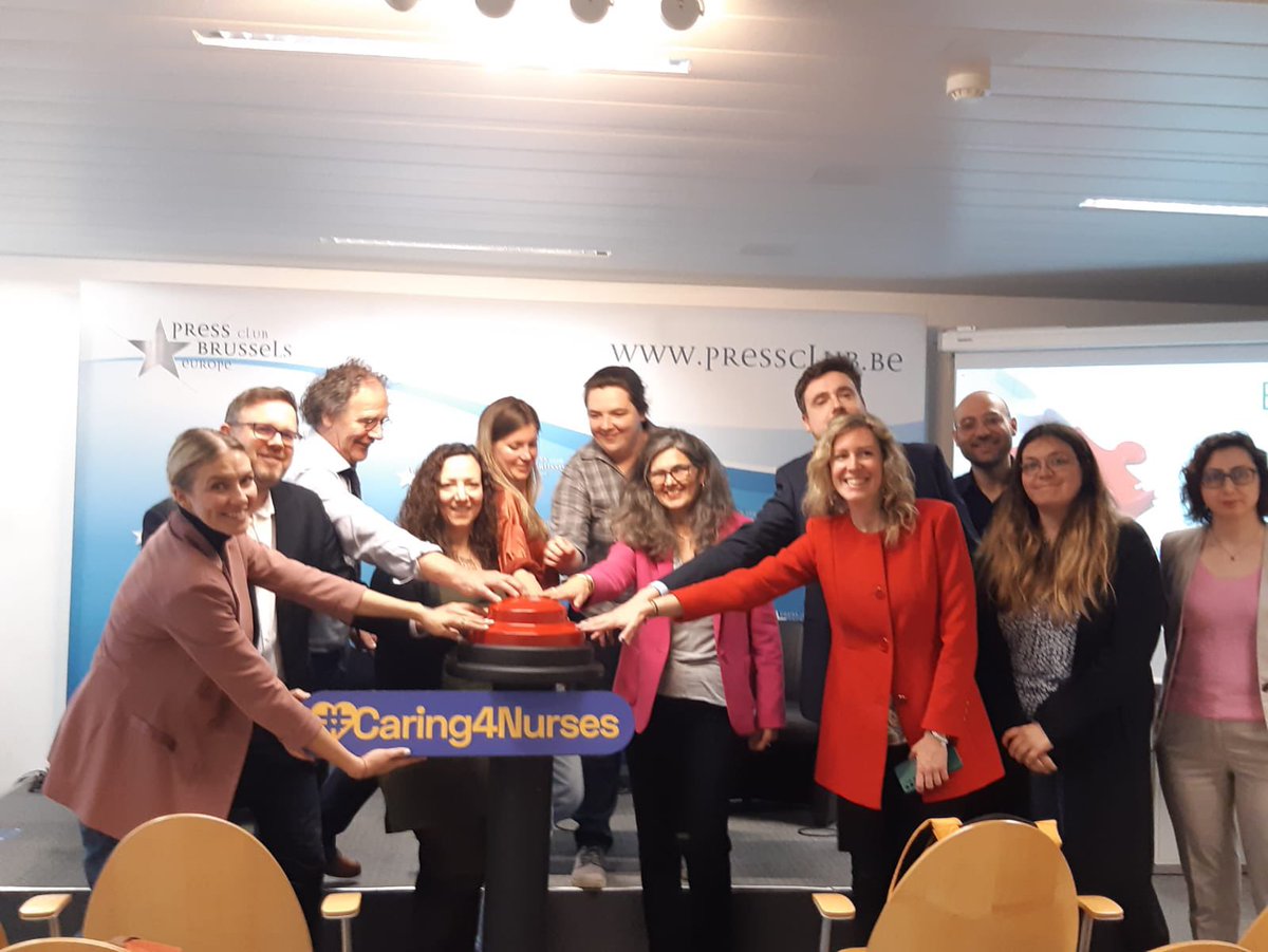 mayacmat's tweet photo. Delighted to be invited to the launch of the Nurses Pool website on Int. nurses day. Thank you @esno_web for bringing the voices of nurses to the forefront and driving change. #healthunion #IND2023 @EU_Health https://t.co/pqR4CXxyBh
