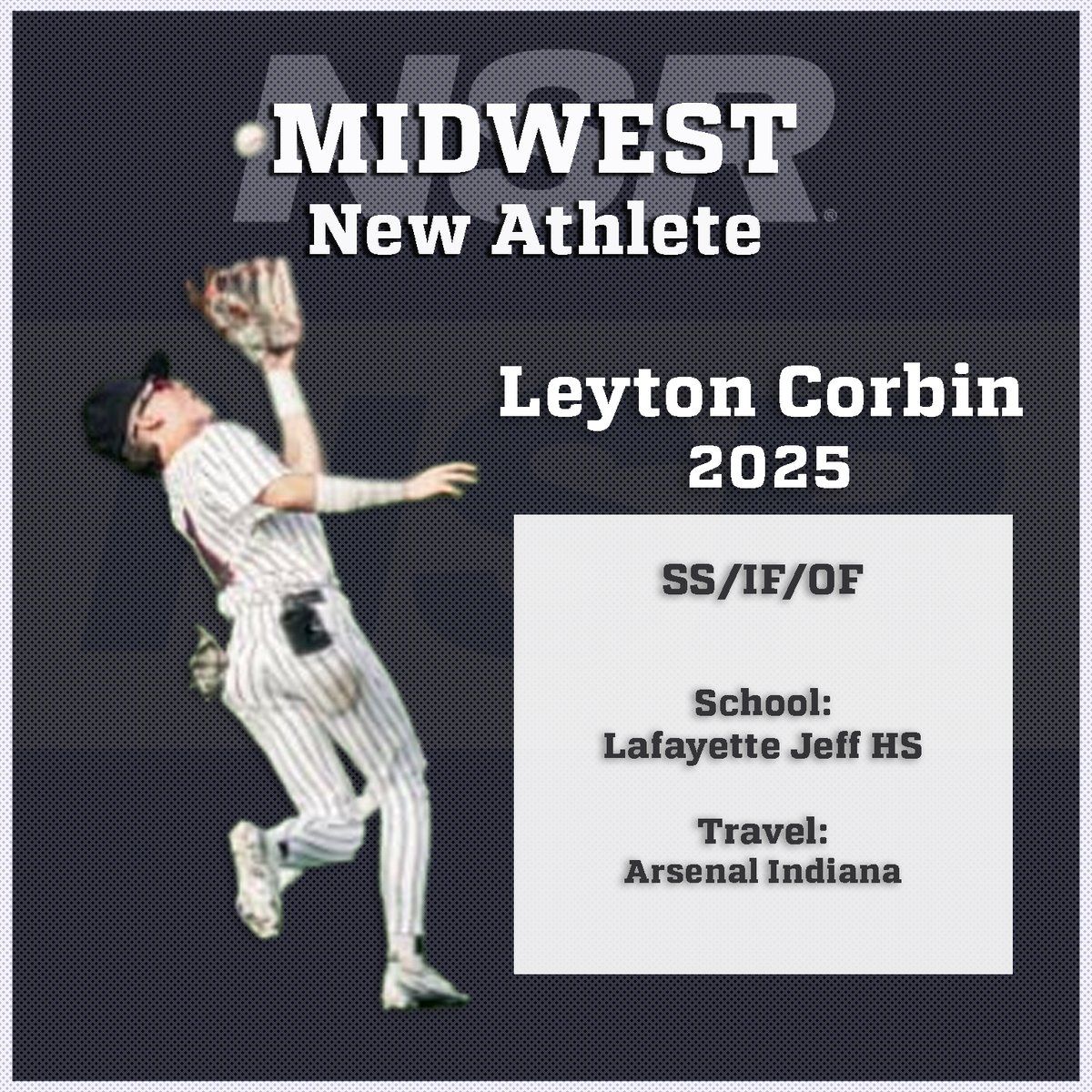 🚨🏈⚾️🏀Welcome to the NSR Family🎾⚽️🥎🚨

Leyton Corbin <a href="/CorbinLeyton/">Leyton Corbin</a>
2025 @JBronchoball &amp; @TSArsenal_IN25
SS/IF/OF

2023 metrics
83 OHV from SS-1B
.977 fielding %

Good hands and footwork

<a href="/NSRMidwest/">NSR Midwest - IN, OH, MI</a> 

Leyton’s NSR Profile:
evo.nsr-inc.com/prospect_detai…