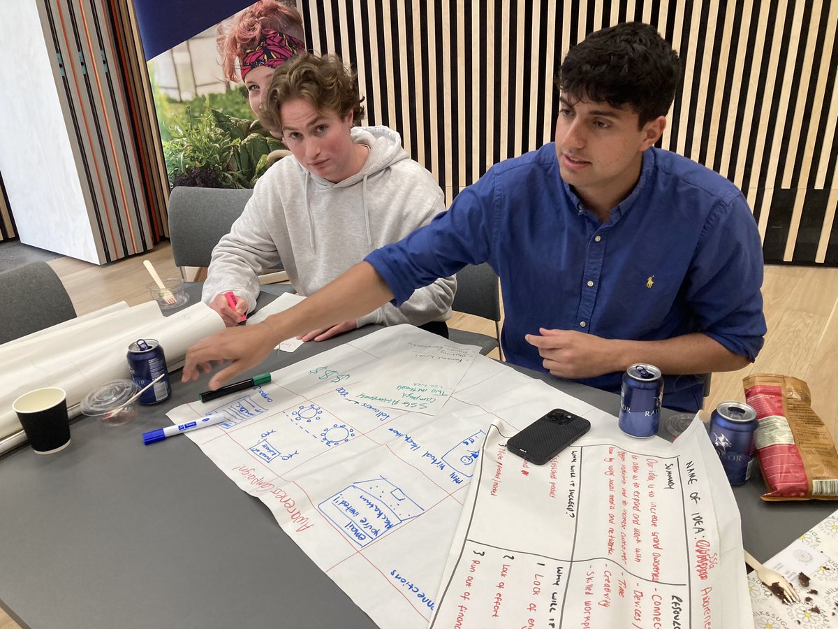 paulstepczak's tweet photo. @Cwmpas #HackofKindness number 34 today with students of @cardiffbusiness supporting social enterprises BE.xcellence and @MossRoseCtg. https://t.co/BHzjHCh0wy