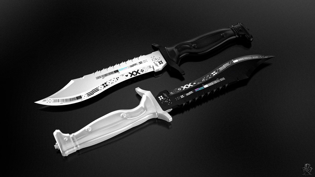 Gemsri Gregory on Twitter "RT DUEL_x_TOXIC Bowie Knife Printstream & Printstream reverse ⚪⚫