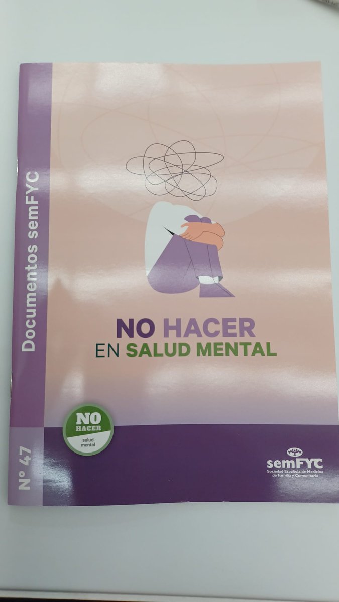 GVAclinic's tweet photo. 👩‍🏫 Participamos en el Congreso nacional @semfyc. Nuestro grupo investigación de Atención Primaria ha presentado 6 experiencias

👩‍⚕️ Luz Vázquez, medica de Serrería 1, coordina el Documento Recomendaciones "No Hacer "en salud mental https://t.co/nNRmAINf0A