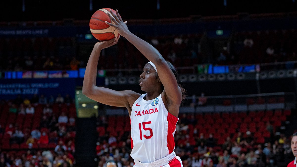 CanBball's tweet photo. Extra #madlove out to these four WNBA pros ahead of a massive weekend in 🇨🇦🏀

▫️Natalie Achonwa
▫️Kia Nurse
▫️Bridget Carleton
▫️Laeticia Amihere

#WNBACanadaGame | @WNBA https://t.co/Z5etyyoYwN