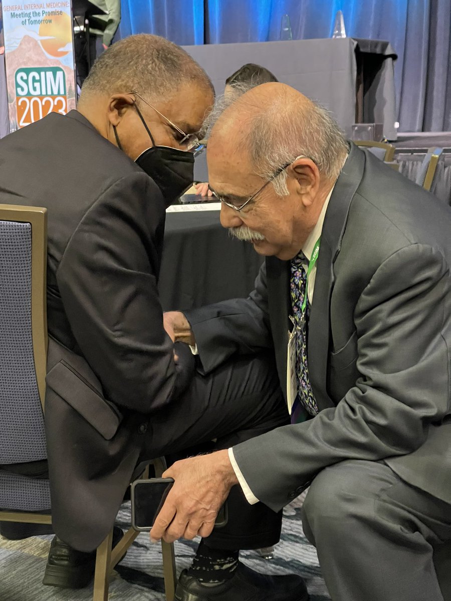 These are the days of the giants <a href="/Neil_R_Powe/">Neil R. Powe</a> Tom Inui #SGIM23 <a href="/SocietyGIM/">Society of General Internal Medicine (SGIM)</a> <a href="/UCSFHospitals/">UCSF Health</a> <a href="/UWMedicine/">UW Medicine</a> <a href="/Hopkins_GIM/">Johns Hopkins GIM</a> <a href="/Penn_RWJCSP/">RWJFCSP @ Penn</a> #rwjcsp