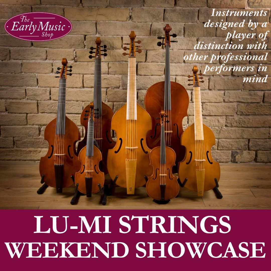 earlymusicshop's tweet photo. Our Weekend Showcase is open.
Explore our collection of baroque strings and fine viols from @lumistrings
https://t.co/ks7htW4Vhq
#EarlyMusicShop #EarlyMusic #EarlyInstruments #Viols #BaroqueStrings #LuMiStrings https://t.co/fYh9sHiXsH