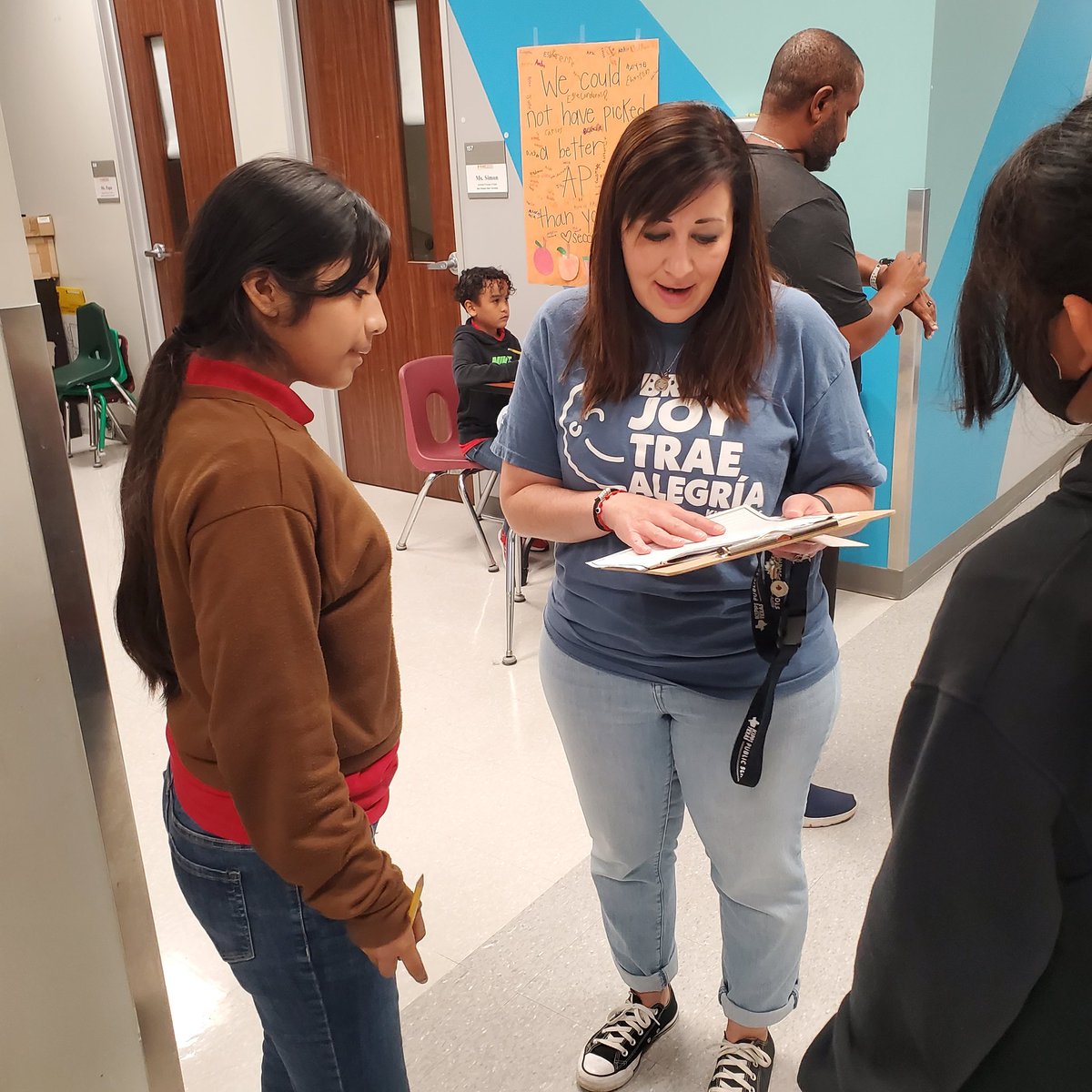 LiliSMontana's tweet photo. G4 Mathematicians taking taco orders for KACD Staff. #G4Math
#KACDJoy #MathInRealLife ๐ฎ ๐ ๐๐ @kellycdoyle https://t.co/YVXhXxQ2nk