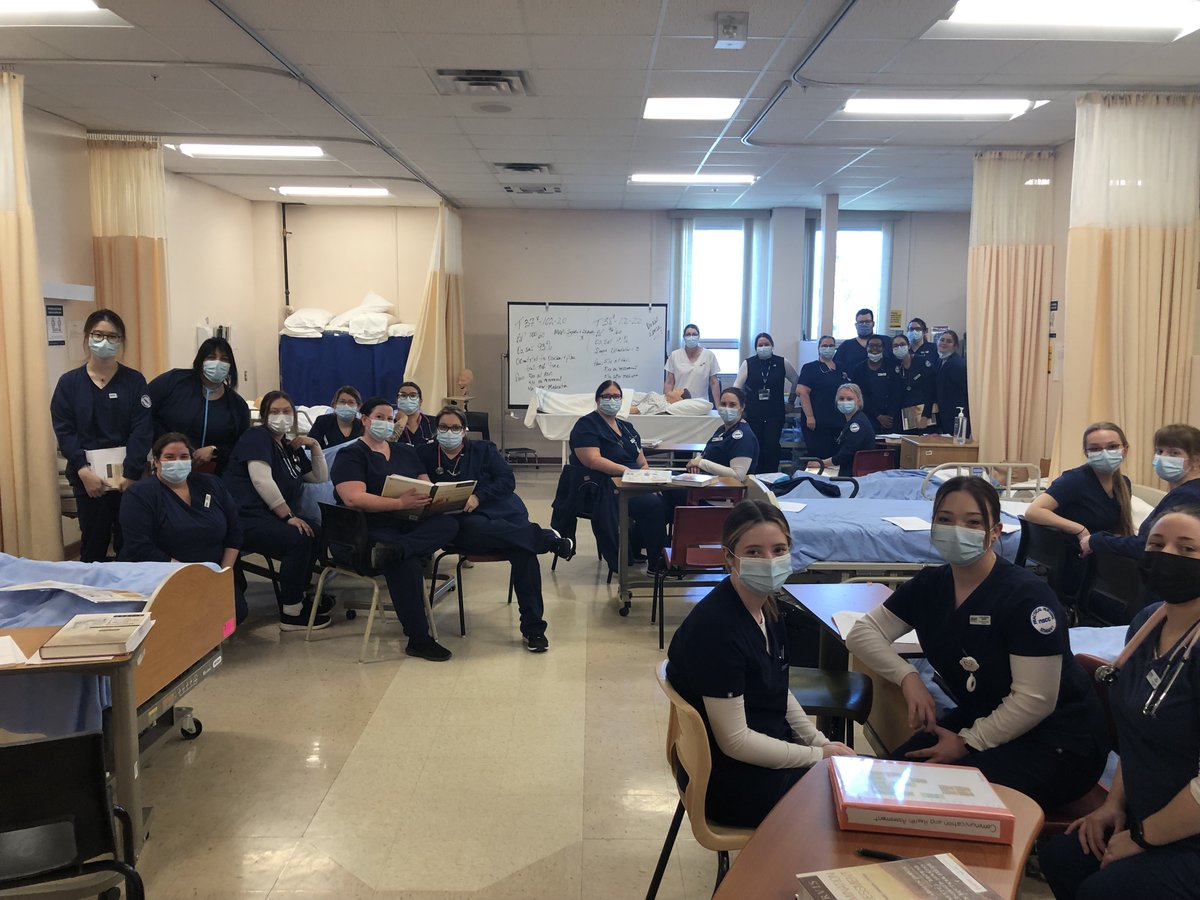 NSCCSydney's tweet photo. Check out the NSCC Marconi Blended Practical Nursing program students in the Health Assessment lab today!

Happy Nurses Week to all! https://t.co/0Gaz80McqZ