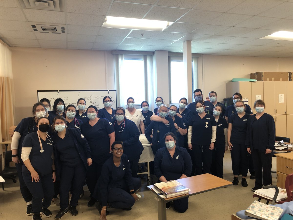 NSCCSydney's tweet photo. Check out the NSCC Marconi Blended Practical Nursing program students in the Health Assessment lab today!

Happy Nurses Week to all! https://t.co/0Gaz80McqZ