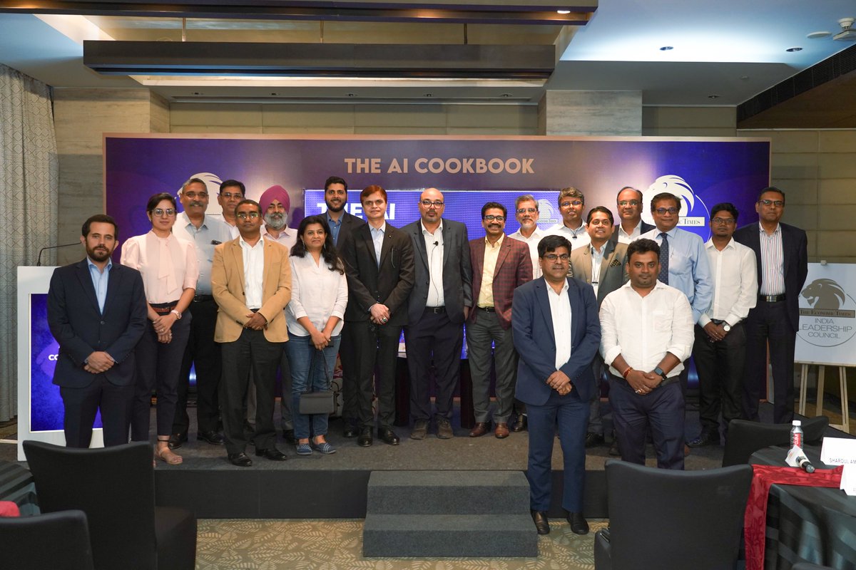 ILCbyTimesGroup's tweet photo. Our highly successful AI Cookbook session brought together renowned AI experts Dr. (Prof.) Nishakant Ojha and Mr Utpal Chakraborty and Indian business leaders to discuss the growth and challenges of AI implementation.

Here are a few glimpses from the session. 📸

#ETILC #AI https://t.co/LofkiXlo4G