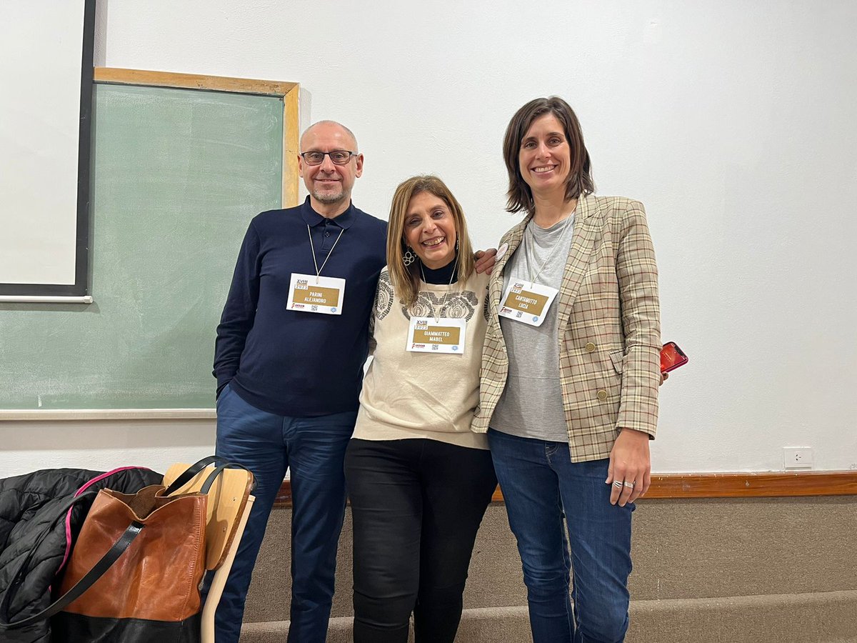 Reencuentro en el panel "Los entornos digitales como espacios sociales: la proyección de la subjetividad" en <a href="/SAELinguisticos/">Sociedad Argentina de Estudios Lingüísticos</a> <a href="/ggiammat/">Mabel Giammatteo</a> <a href="/cveladelfa/">Cristina Vela Delfa</a> Alejandro Parini <a href="/RECoD_ok/">RECoD</a> <a href="/UNComa_oficial/">UNComa - Universidad Nacional del Comahue</a>