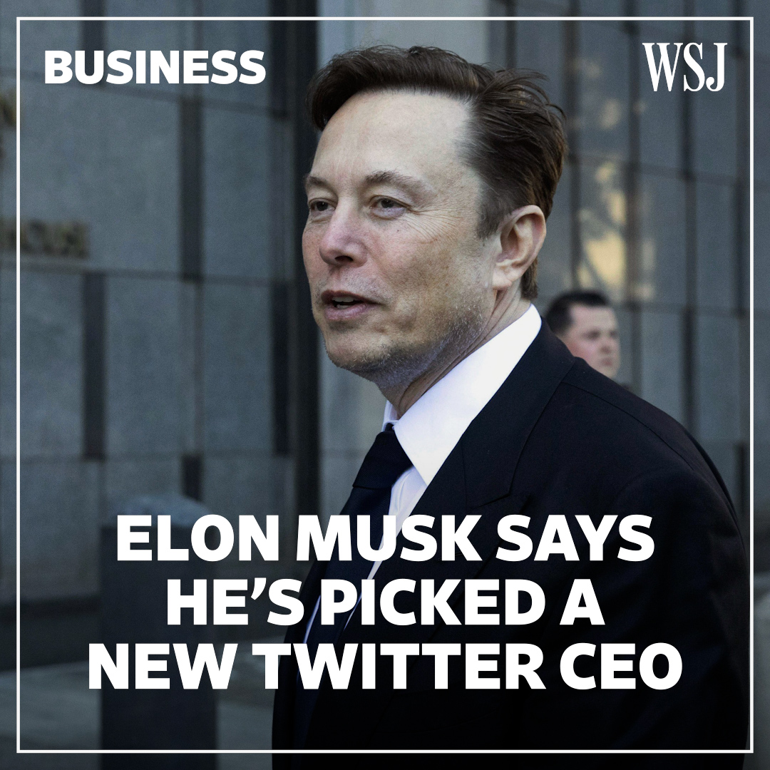 The Wall Street Journal on Twitter "Twitter owner Elon Musk said he