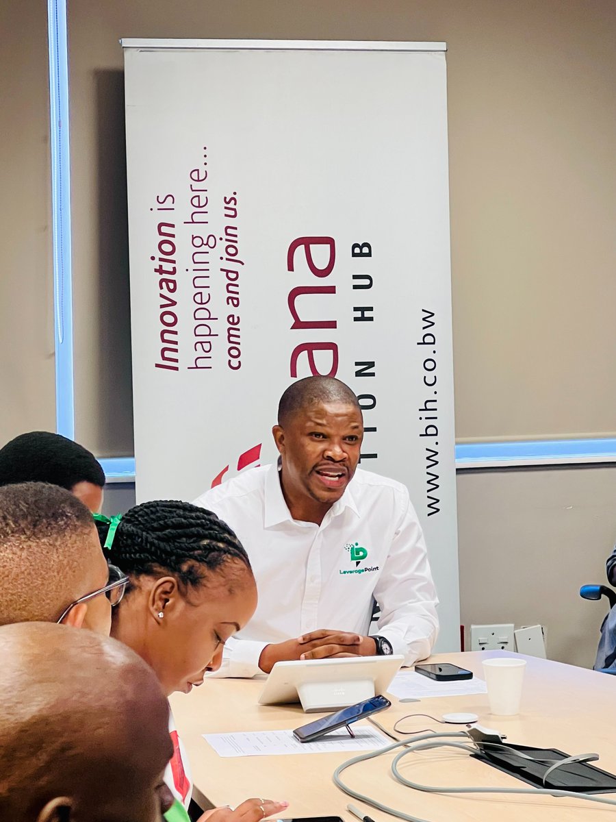 YourBDIH's tweet photo. BDIH is proud to have two of its innovators, Didintle Moreki the founder of @Organic_Nat , and Kenneth Setimela the founder of @leveragepointbw, as speakers for the Innovation Bridge Portal (IBP) initiative.

#BDIH #LetsInnovate #WorldBank #Thinkroom https://t.co/mD73eAMrD4