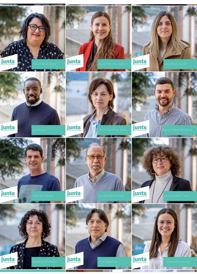 Fotografia institucional dels candidats polítics de <a href="/Juntscassa/">Junts per Cassà🎗</a> 

#EleccionsMunicipals2023