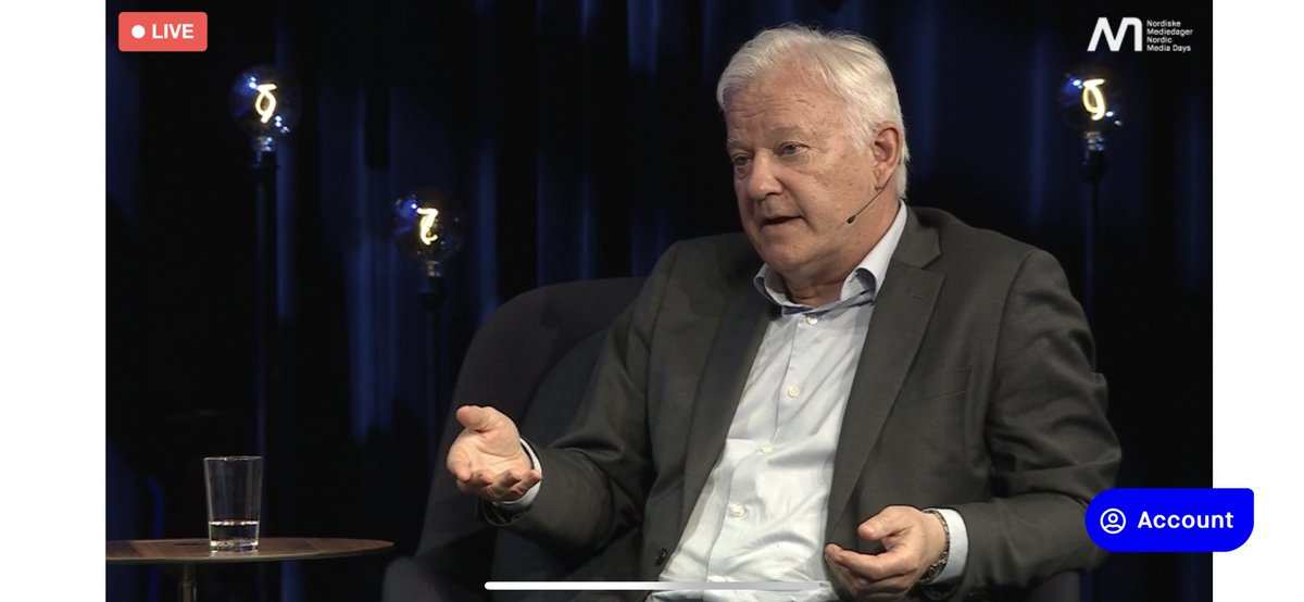 Riksadvokat Maurud på <a href="/mediedager/">Nordiske Mediedager</a> i dag, i samtale med ⁦<a href="/HCHolte/">Hans Christian Holte</a>⁩ ⁦<a href="/ENatvig/">Elisabeth Natvig</a>⁩ og ⁦<a href="/KarenHeleneUmoe/">Karen Helene Ulltveit-Moe</a>⁩ om «Dette holder meg våken om natta!»  med ⁦@ingunnsolheim⁩ som moderator. #påtalemyndigheten