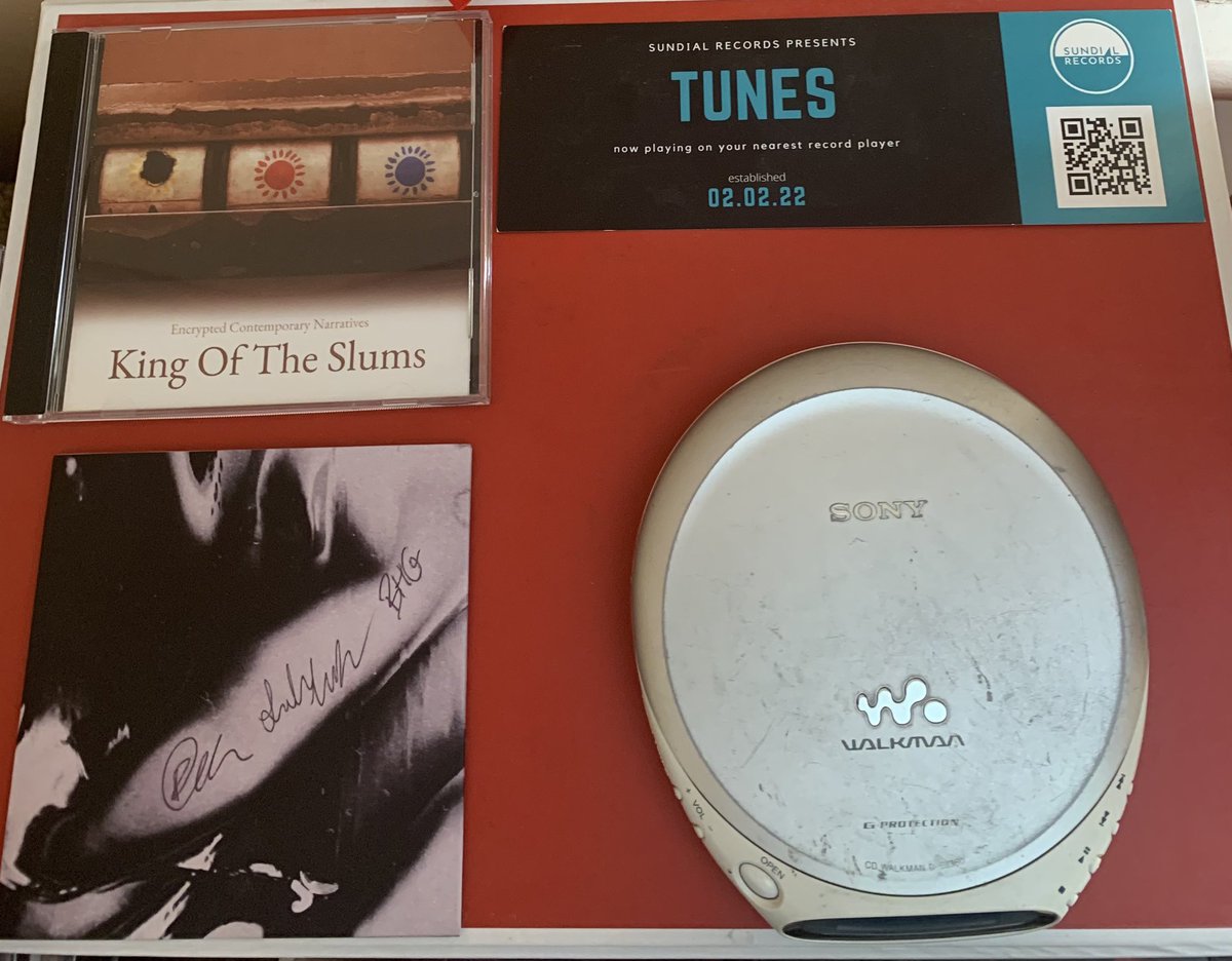 Goonersville46's tweet photo. 🌞 out so time 4🚶‍♂️with 🎧 &amp; 😎Boyneside &amp; some 🎶 🎙️ 🥁 🎸🎻 2 stir senses
1st up 🎶Encrypted Contemporary Narratives🎶 @KingOfTheSlums1 2020 who I 👀👂 in Powerhaus Islington back in 1989 iirc ♥️ v @chalk_band 🎶Conditions🎶 EP picked up @WorkmansDublin Monday @GreatEscapeIRE RT https://t.co/X3GDeOGr08