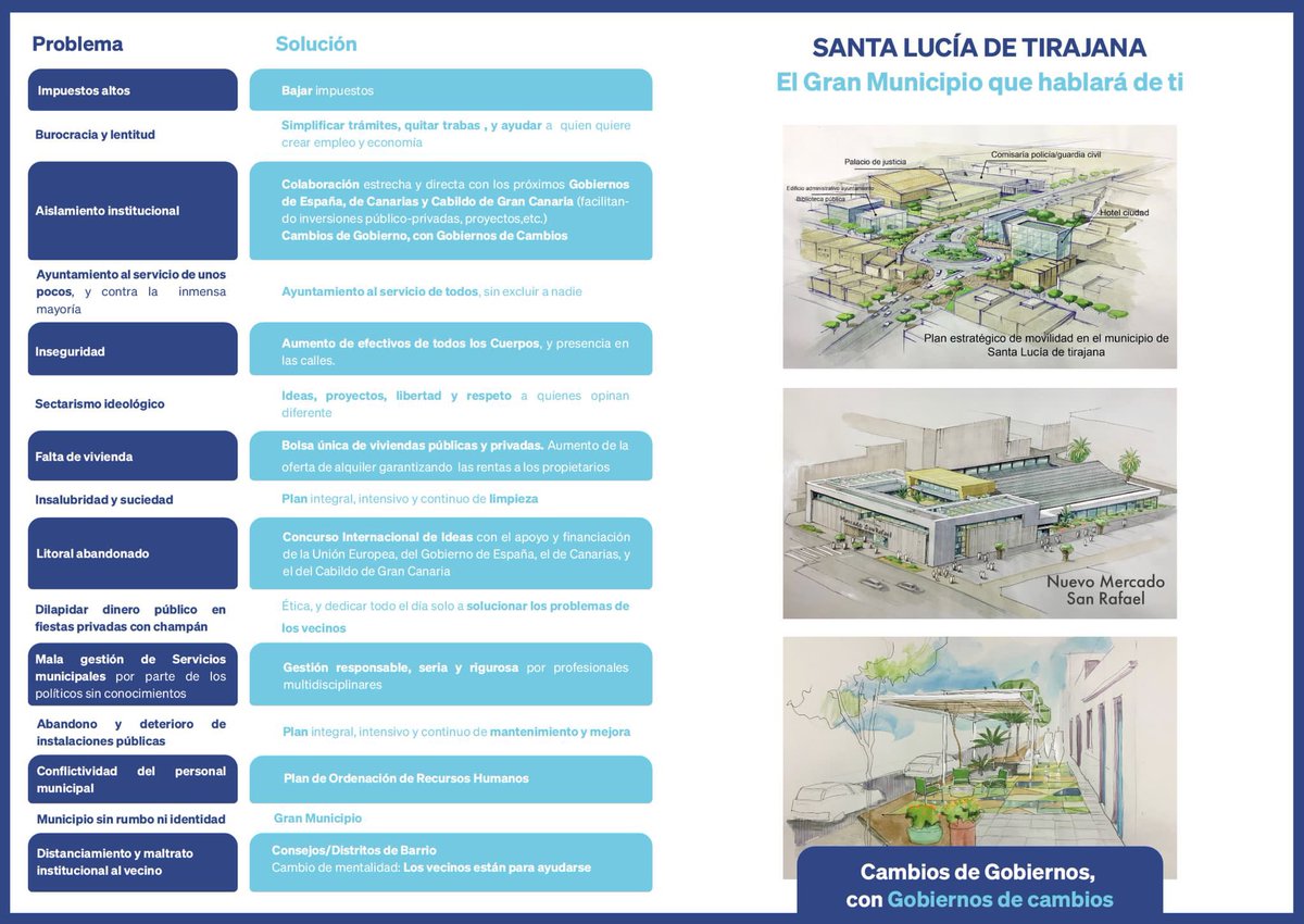 AVSantaLucia's tweet photo. EL GRAN MUNICIPIO QUE HABLARÁ DE TI 

#LaResponsabilidadDeAvanzar
#AVSLT
#PartidoPopular
#Elecciones2023
#28deMayo https://t.co/JKLMm7Sw3E