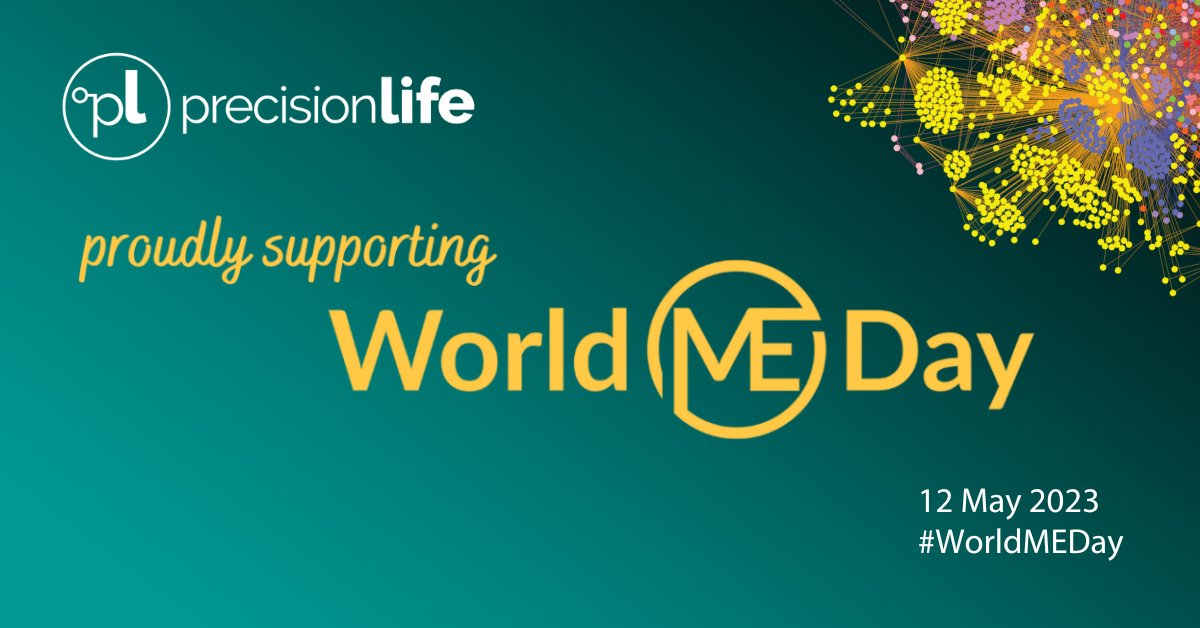 precisionlifeAI's tweet photo. ME is a debilitating and complex condition that affects millions of people. #WorldMEDay is observed to raise awareness of this chronic illness, and to advocate for those who live with it. 
We're proud to #LearnFromME and support #MyalgicE with our #PrecisionMedicine research. https://t.co/o2a2wY2hFr