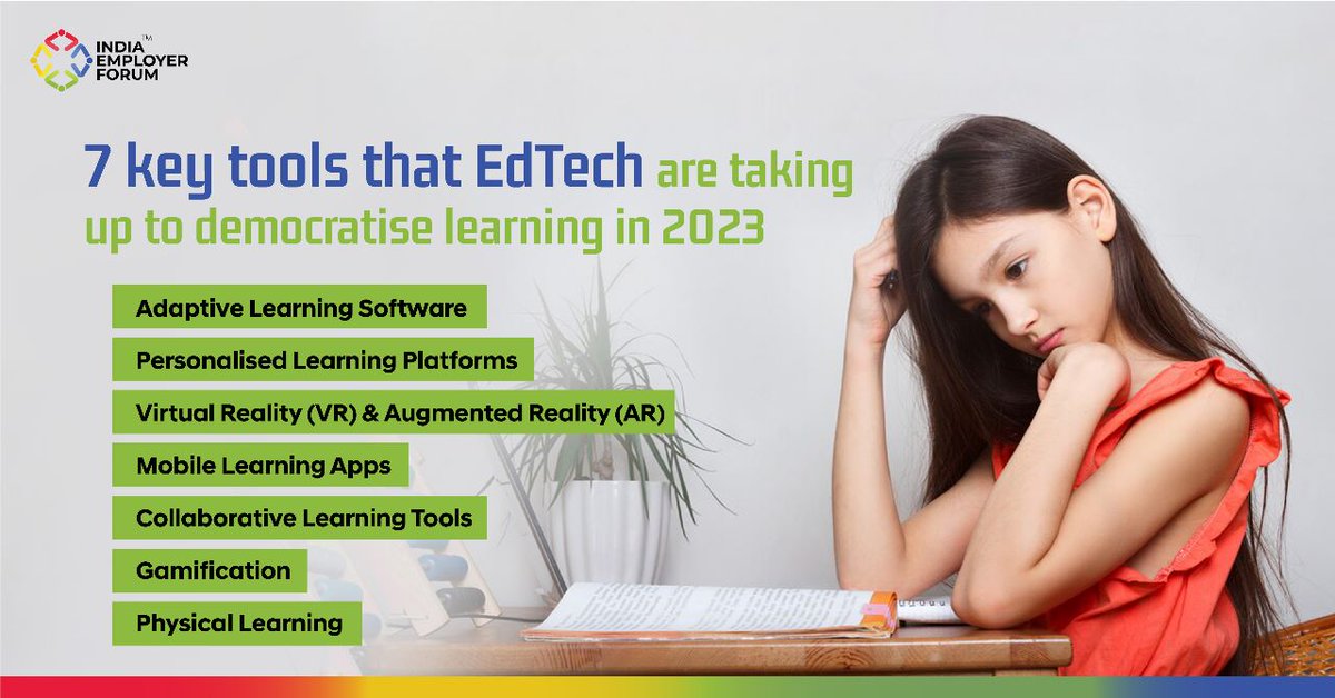 IndiaEmpForum's tweet photo. Besides the tools discussed above, blockchain technology and Open Educational Resources (OER) are gaining traction in EdTech. Read more https://t.co/NHva0KZ0Lh
#InnovativeTools #EdTechCompanies #Learning https://t.co/PXge13iwlA