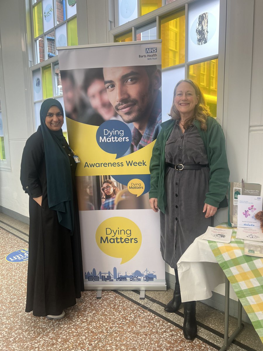 BartsEOLC's tweet photo. Dying Matters Awareness Week at Whipps Cross Hospital https://t.co/UV7My3PeTk