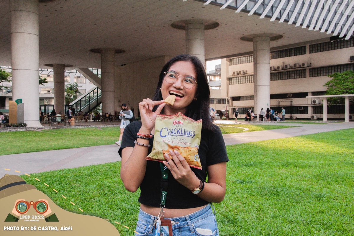 DLSU_LAMB's tweet photo. Breaktime has never been this exciting!

Try Oishi snacks and make your free time O’ WOWderful🤩

#LPEP2K22
#AnimoAdventure https://t.co/8t36TjiCjg