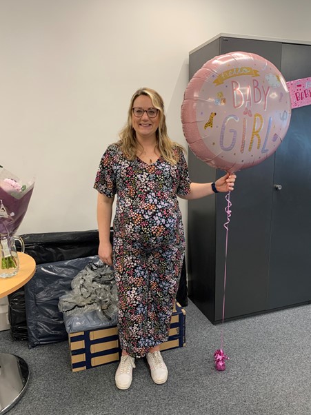YamatoScaleUK's tweet photo. Today is the day that we say goodbye and good luck to Rachael Waldock - Commercial Operations Controller.
As Rachael commences her maternity leave we wish Rachael and Josh all the best on the pending birth of their little girl. All our good luck and best wishes see you in a year. https://t.co/3U1yFCKxaT