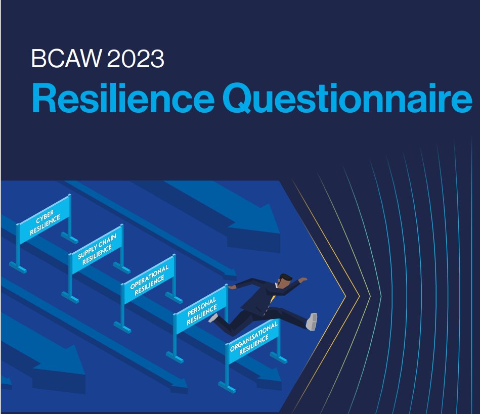 How #Resilient Are You🫵?

🆘Where are your single points of failure?
🅾️Where is your weak points?
🟰Take the Resilience Questionnaire to help you know where to start with your journey to being more #Resilient 
thebci.org/resource/bcaw-… #BCAW2023