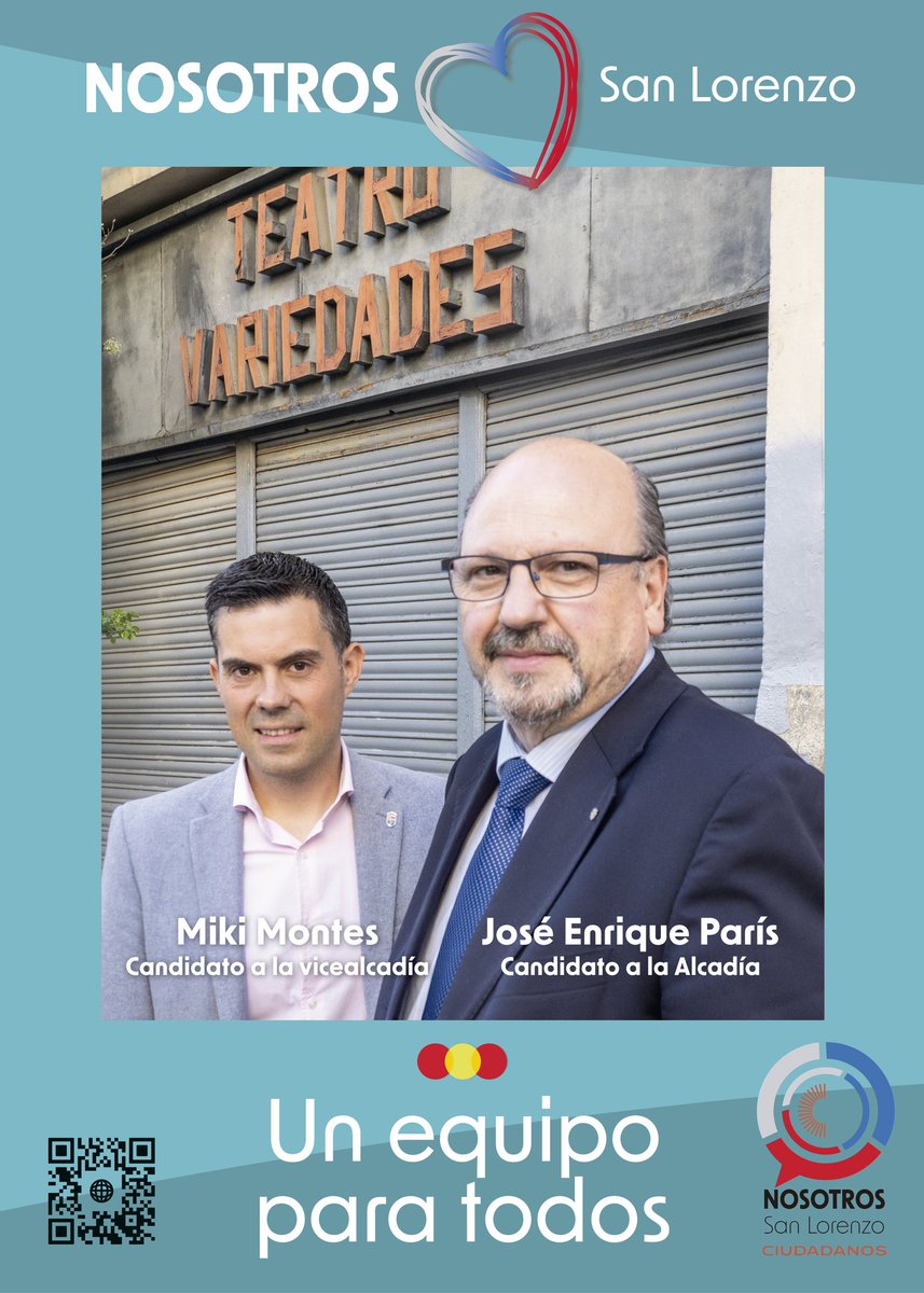 🎯 Ya ha comenzado la campaña electoral
👉El camino no ha hecho más que comenzar
⏳Estos 15 días no son más que el prólogo de lo que esta por venir

✨El futuro ya esta en marcha🌟

#28Mayo 
#SanLorenzodeElEscorial
#UnEquipoParaTodos 💪