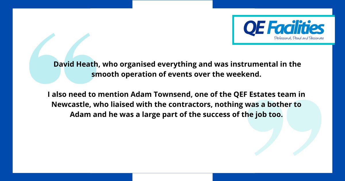 This weeks #FeedbackFriday goes to David Heath and Adam Townsend who have been recognised by James Sloan for their brilliant work on the Regent point Project. 

Well done!👏