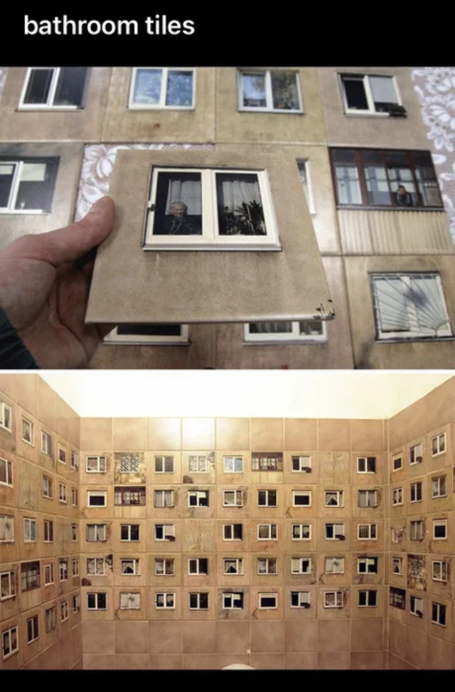 So, hab mein Bad neu gefliest
Wie findet ihr? 😊