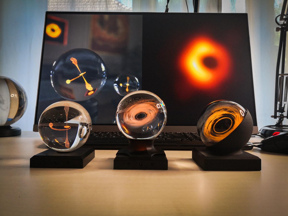 cinkslabs's tweet photo. On May 12, 2022, Scientists From the Event Horizon Telescope and the European Southern Observatory Revealed the First-Ever Direct Image of the Supermassive Black Hole at the Center of Our Home Galaxy. 

We Now Want to Bring Them Into Your Living Space.

#BlackHole on Kickstarter https://t.co/RU2pPPauFw