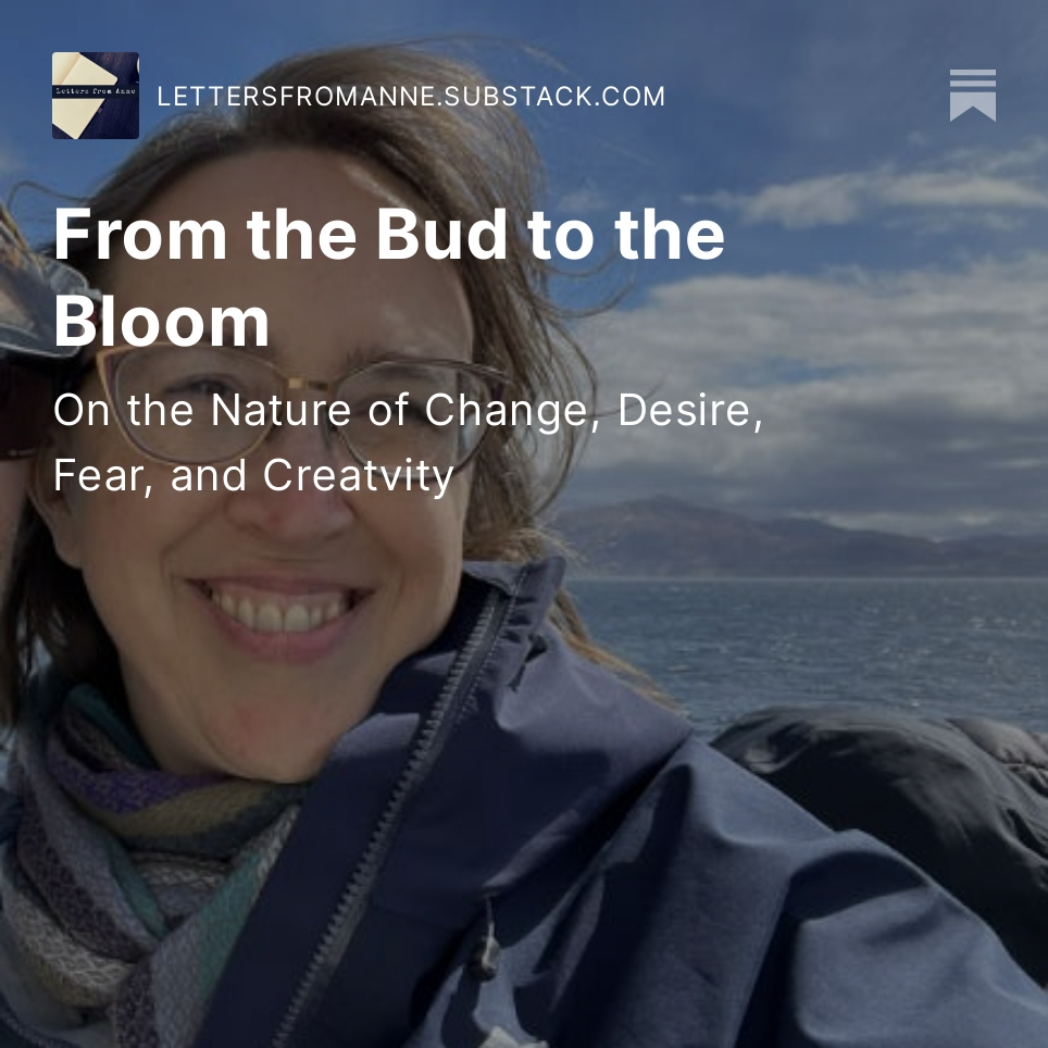 AnneBoydRioux's tweet photo. "There is in us an instinct for newness, for renewal, for a liberation of creative power.”—Thomas Merton  My latest #substacknewsletter: On the Nature of Change, Desire, Fear, and Creatvity.

https://t.co/aw0HN5Cidv https://t.co/lBu9mosMiW