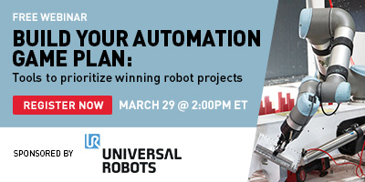 Electromate's tweet image. Watch Universal Robot's on demand "Build your automation game plan" webinar.
zurl.co/gEii #robot #collaborativerobot #cobot