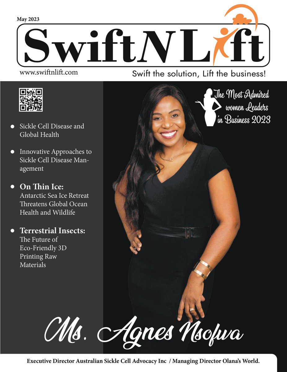 SwiftnliftMedia's tweet image. Fuel your #hustlehard mentality with SwiftNLift's latest edition! Discover the top women #leaders of 2023 and an in-depth feature on entrepreneur Ms. Agnes Nsofwa. Reach for the 🌟 and your #2023goals! 
Digital Link: swiftnlift.com/profile-people…… 

#businessmagazine #womenempowerment