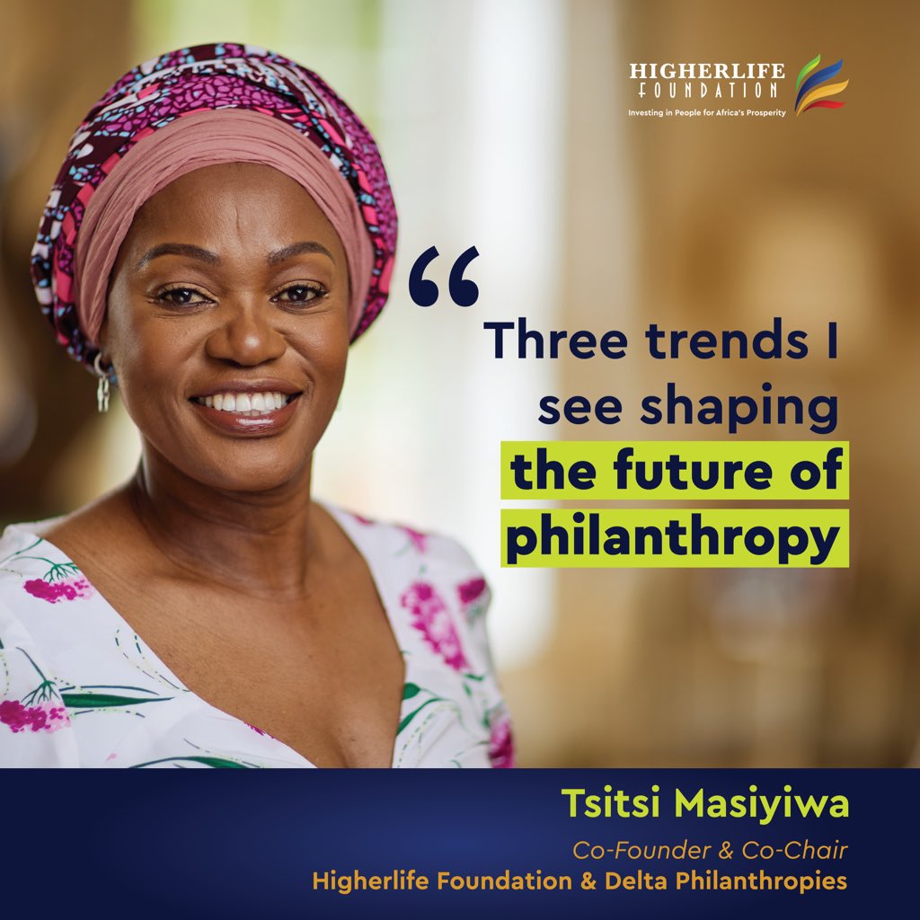 What does the future of philanthropy look like? 🌍💡

Following Mrs Tsitsi Masiyiwa’s recent attendance at the 2023 The @SkollWorldForum in her new article she shares the three trends that are shaping the future of philanthropy.

🔗 Read more here bit.ly/3Bhb4Ro