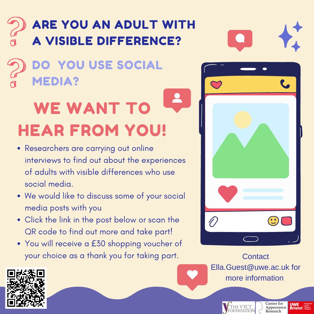 Calling adults with #psoriasis who use social media! @CAR_UWE is looking to find out more about your experiences and to discuss some of your posts. Sign up here: ow.ly/ZuOF50OlhsP. Contact @EllaGuestCAR at Ella.Guest@uwe.ac.uk for more info. #VisibleDifference #Research